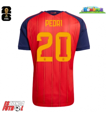 España Pedri Gonzalez #20 Primera Equipación Mundial 2026 Manga Corta España Pedri Gonzalez #20 Primera Equipación Mundial 2026 Manga Corta